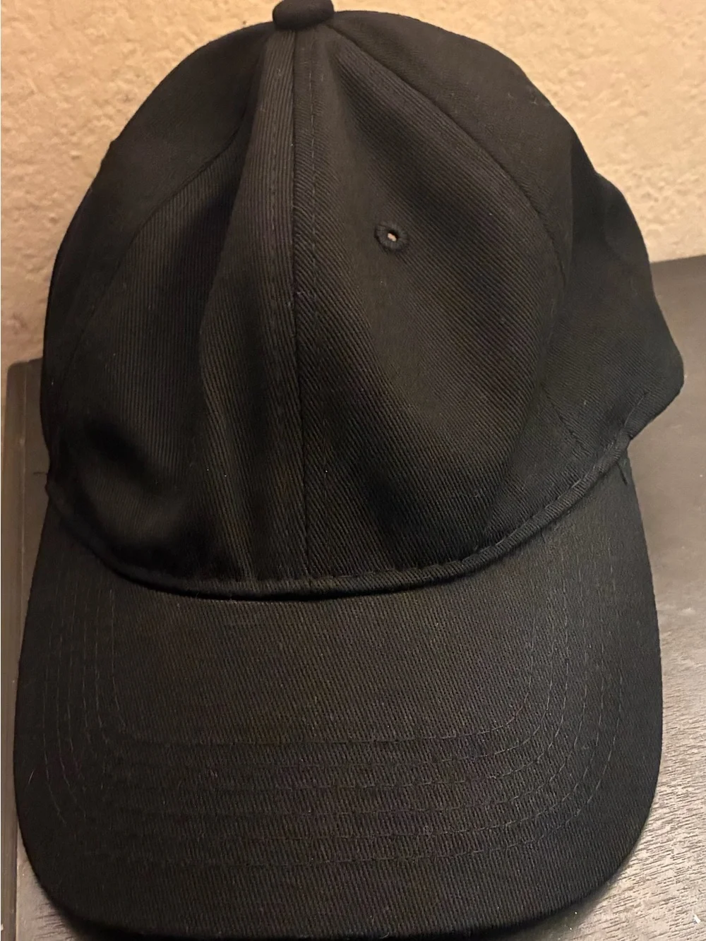 SHEIN Black Minimalist Baseball Cap